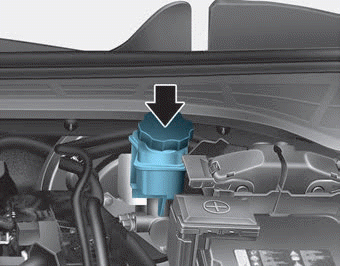 Hyundai Elantra. Brake/Clutch Fluid