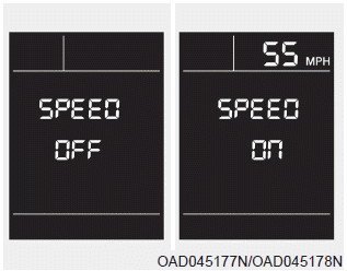 Hyundai Elantra. Digital speedometer