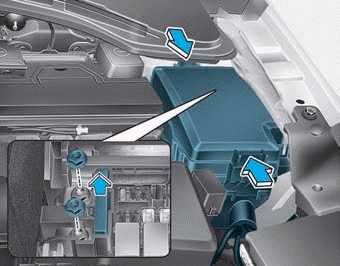 Hyundai Elantra. Engine Compartment Panel Fuse Replacement