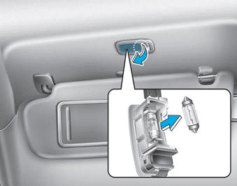 Hyundai Elantra. Interior Light Bulb Replacement