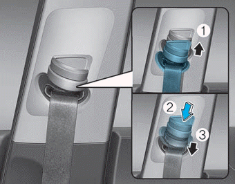 Hyundai Elantra. Seat Belt Restraint System