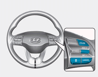 Hyundai Elantra. Smart Cruise Control Switch